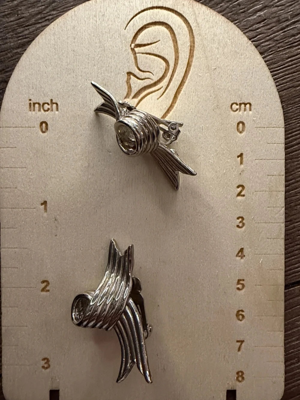 Kenneth Jay Lane Silver-Tone Ribbon Clip Earrings - Picture 3 of 3